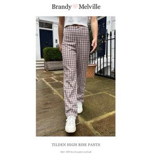 Brandy Melville - TILDEN HIGH RISE PANTS - NWOT